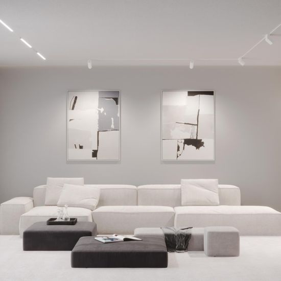 359495 SHINO NT24 136 белый Трековый низковольт. св-к диммир. со сменой цв.температуры, пульт ДУ/Tuya Smart Life IP20 LED 12W 48V 3000-6500K FLUM