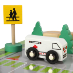 Развивающая игрушка Деревянная дорога 40 эл, коробка C-41887