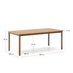 Уличный стол Sori из акации 200 x 100 см