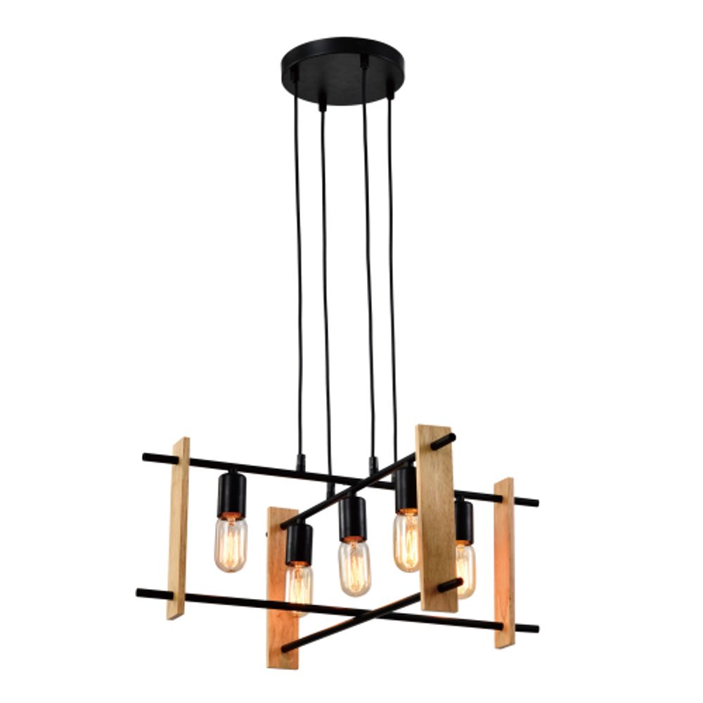 Люстра Rivoli Elizabeth 5107-305 5 * Е27 40 Вт лофт - кантри | Лофт-Кантри