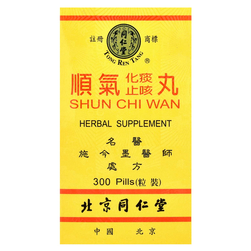 Tong Ren Tang, Shun Chi Wan, 300 таблеток