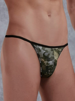 Мужские трусы-стринги Doreanse Camotech (Размер: L) (Цвет: зеленый камуфляж)