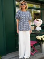 Костюм Мелодия лета (сине-белый) К15895-5М LT Collection