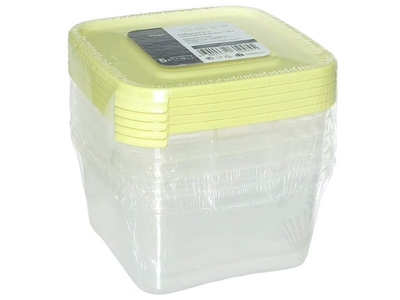 Комплект контейнеров 5шт 0,46л "Каскад Квадро" СВЧ