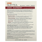Hobe Labs, Ultra Slim чай, -малина, без кофеина 24 травяных чайных пакетиков, 1.69 унции (48 г)