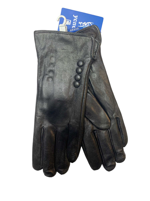 Перчатки. Женские. Материал верха: Кожаные. Подклад: Плюш-флис. 10 шт в упаковке.