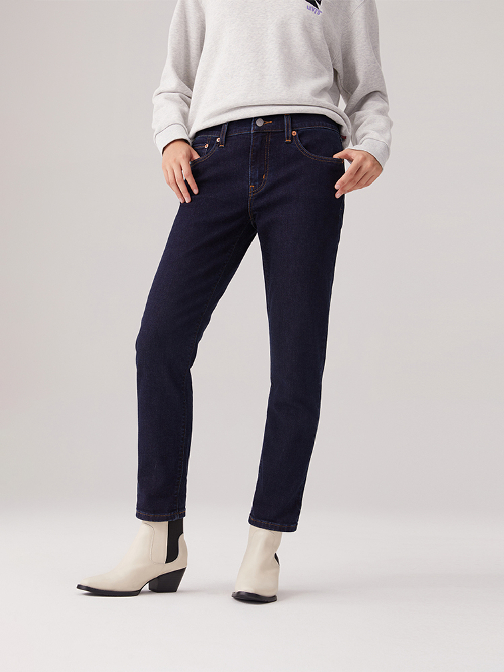 Женские джинсы бойфренды Levi's Boyfrend 19887-0376, Утепленные