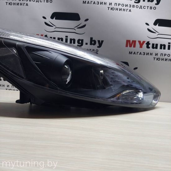 Фары передние FORD FOCUS MK3 11- 10.14 LED BLACK