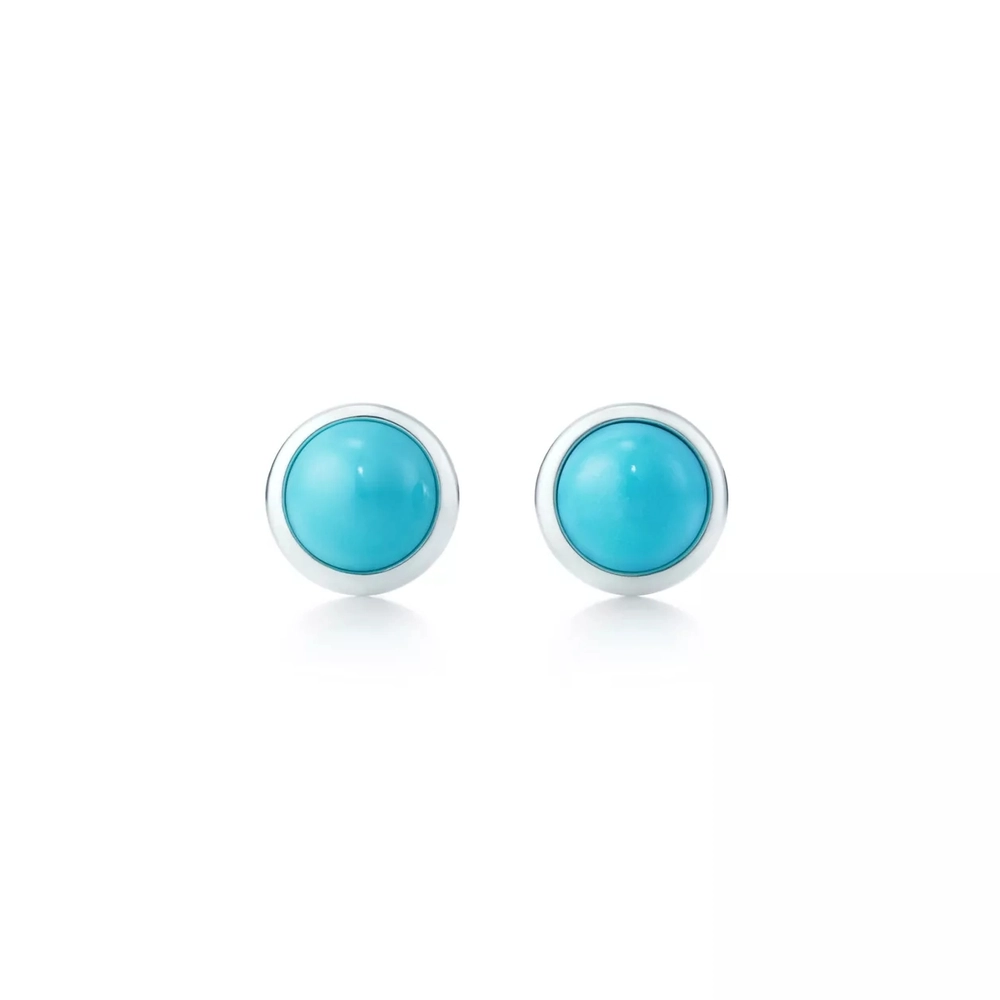 Серьги из серебра с бирюзой 💠Tiffany yard. В наличии