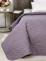 Покрывало на кровать, стеганое, поплин с размерами 215х220