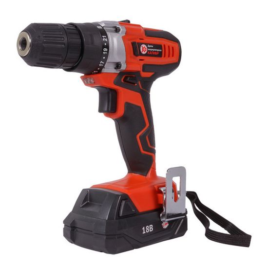 Аккумуляторный шуруповерт "КАЛИБР" ДА-18-2А+