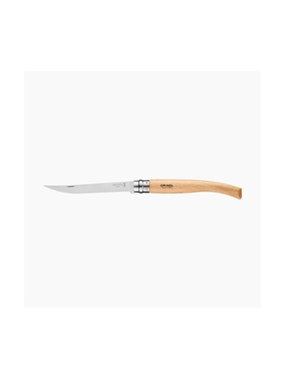 Нож филейный Opinel №12, нержавеющая сталь, рукоять из дерева бука