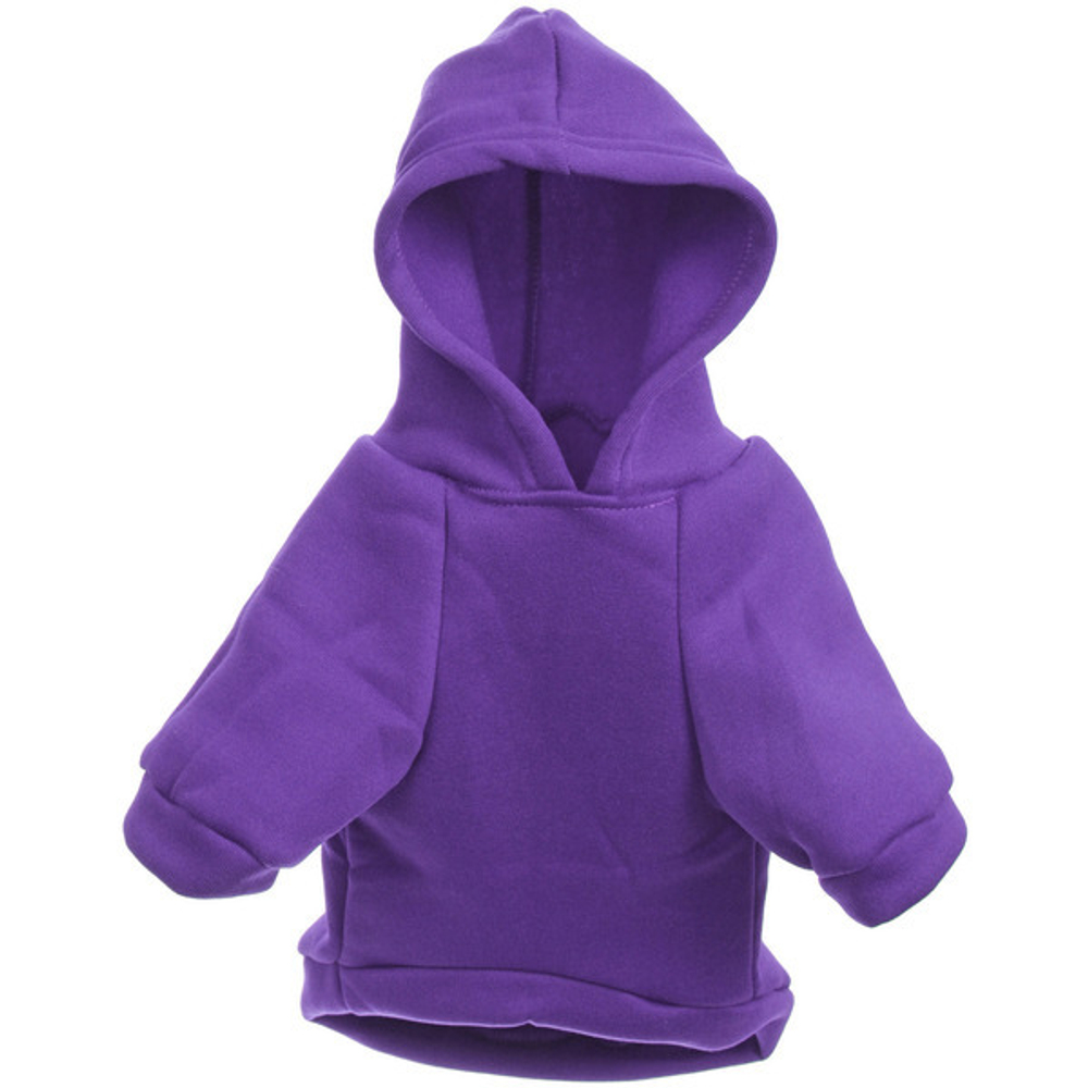 Кофта - толстовка для мелких пород собак «BRO Style», цвет фиолетовый, р M (на флисе)