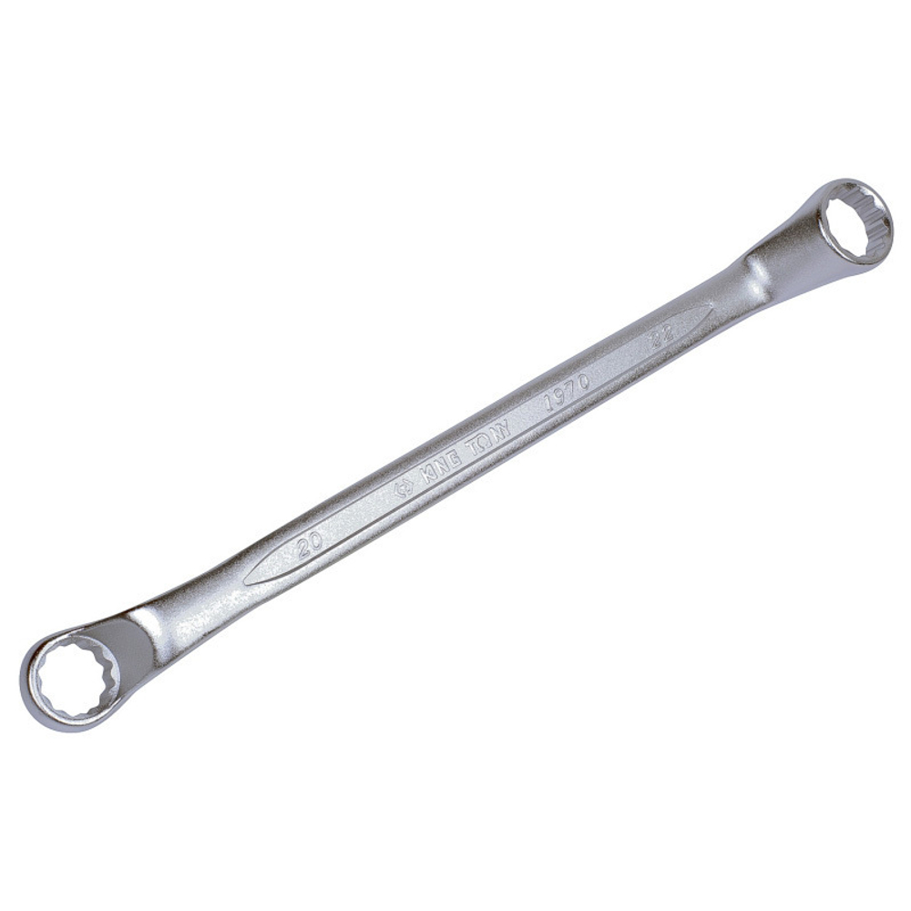 Ключ накидной изогнутый 20x22 мм KING TONY 19702022