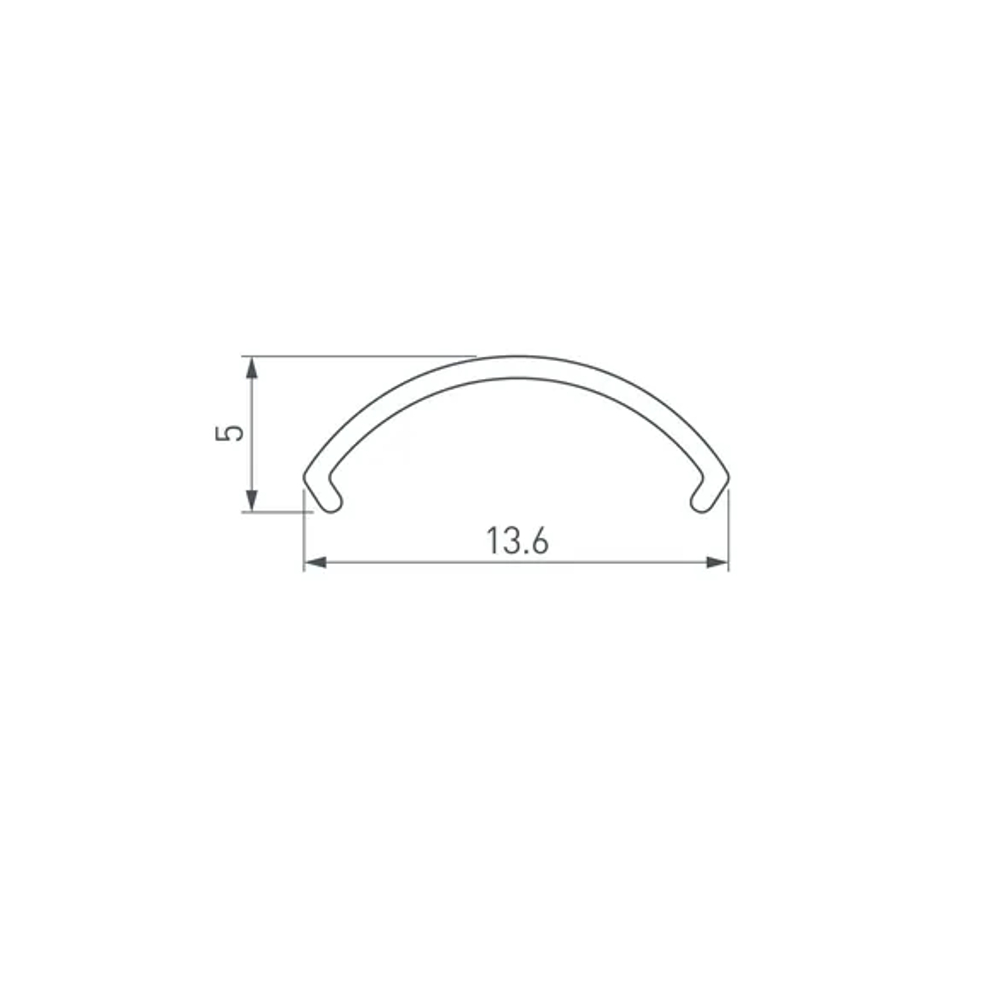 Экран ARH-ROUND-D16-2000 OPAL-PM (Arlight, Пластик) 039221