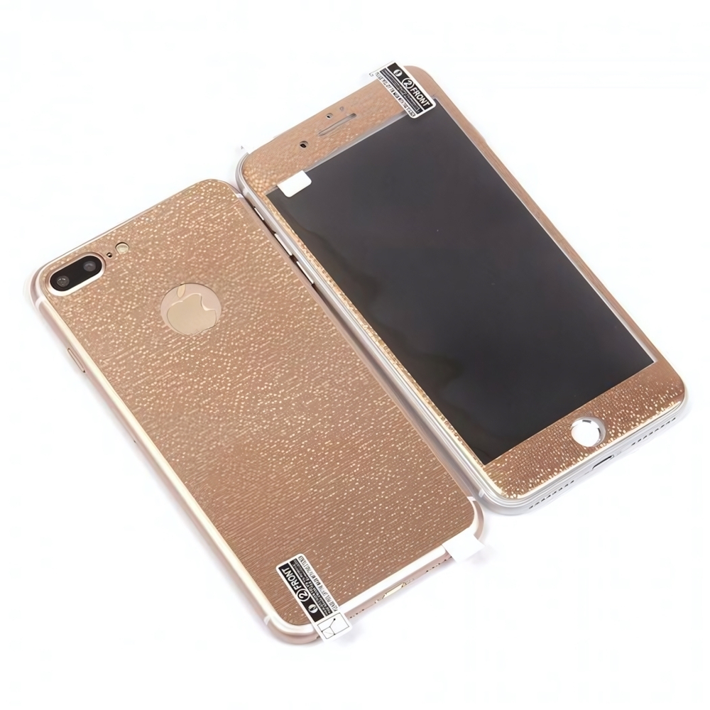 Декоративная пленка 3D 2 в 1 для iPhone 7 Plus 0.3 mm, 009468 Золотой