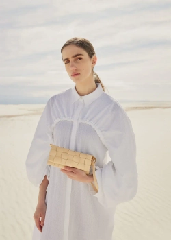 POLENE СУМКА NEITI, СВЕТЛО-ЖЕЛТЫЙ