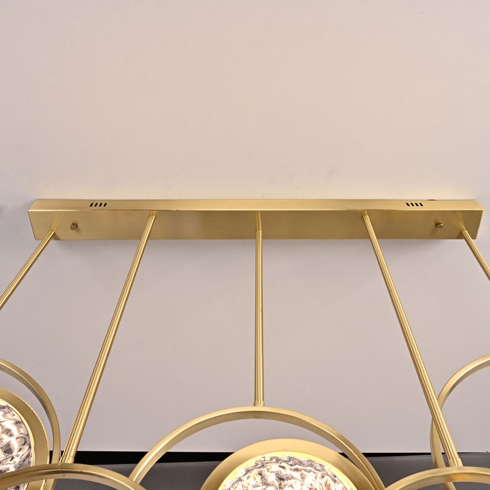 Дизайнерская люстра на штанге ЛУНА lighting collection L100