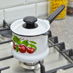 Ковш 1л с крышкой с рисунком