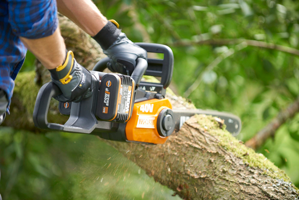 Цепная пила аккумуляторная WORX WG384E.9