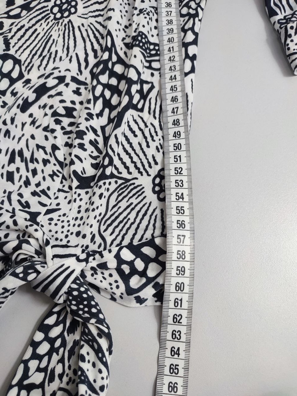 Блуза с принтом 46 размер