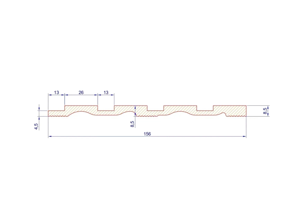 Cosca Decor. Панель RP001, 156х8x2800мм, Экополимер/13