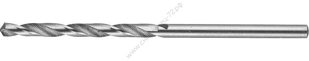 ЗУБР 2.8х61мм, Сверло по металлу, сталь Р6М5, класс А