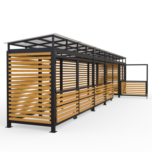 Площадка для сбора мусора Район на 5 контейнеров + КГГ