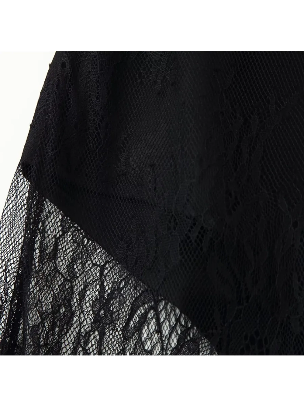 Костюм топ с кружевной юбкой