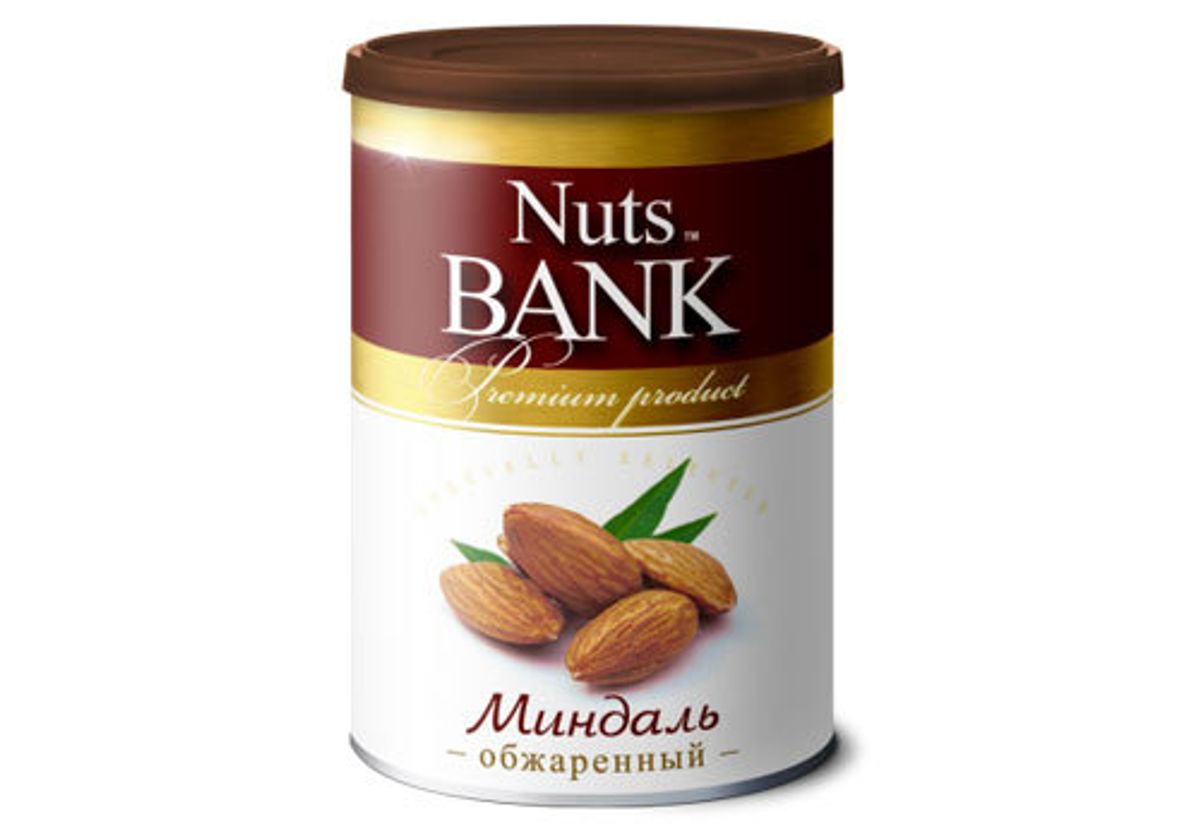 Миндаль обжаренный Nuts Bank, 200г
