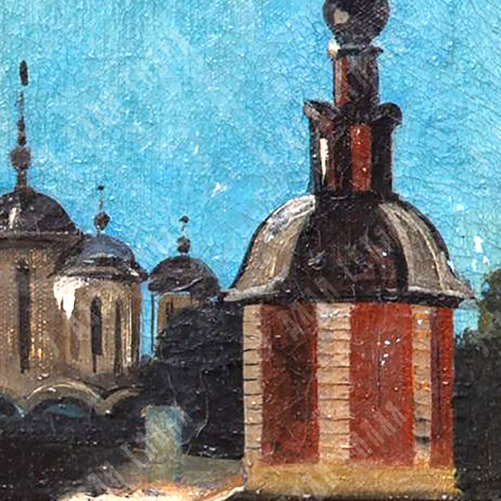 Киселев Петр Дмитриевич (1918-2004). Суздаль. Масло. 1965