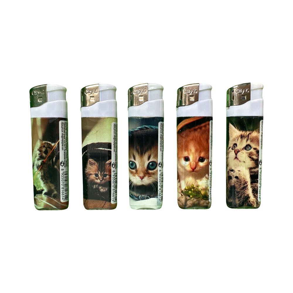 Пьезо City-l 03(15) Кошки (50шт*20уп)