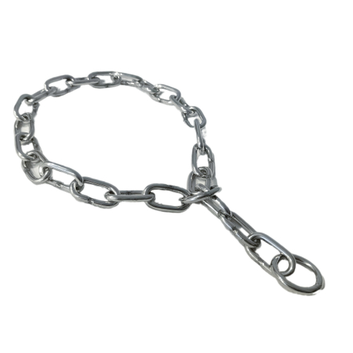 Рывковая цепь нержавеющая сталь мощьное звено СпецКинология