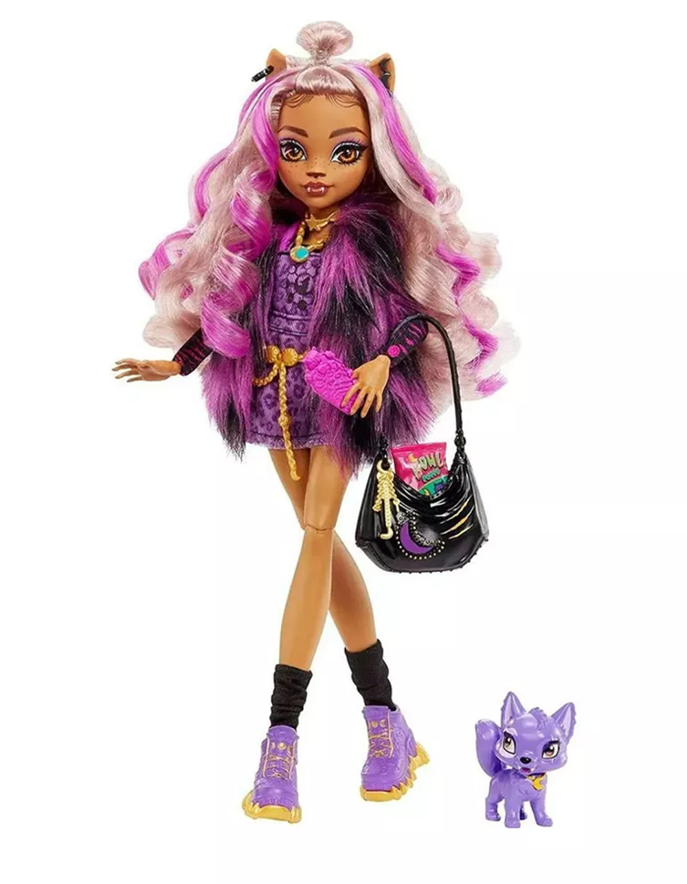 Кукла Monster High — Clawdeen Wolf с питомцем HHK52
