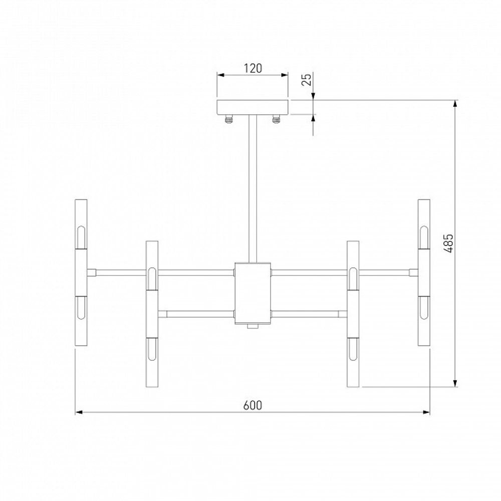 Люстра на штанге Bogate's Bastone 345 Smart