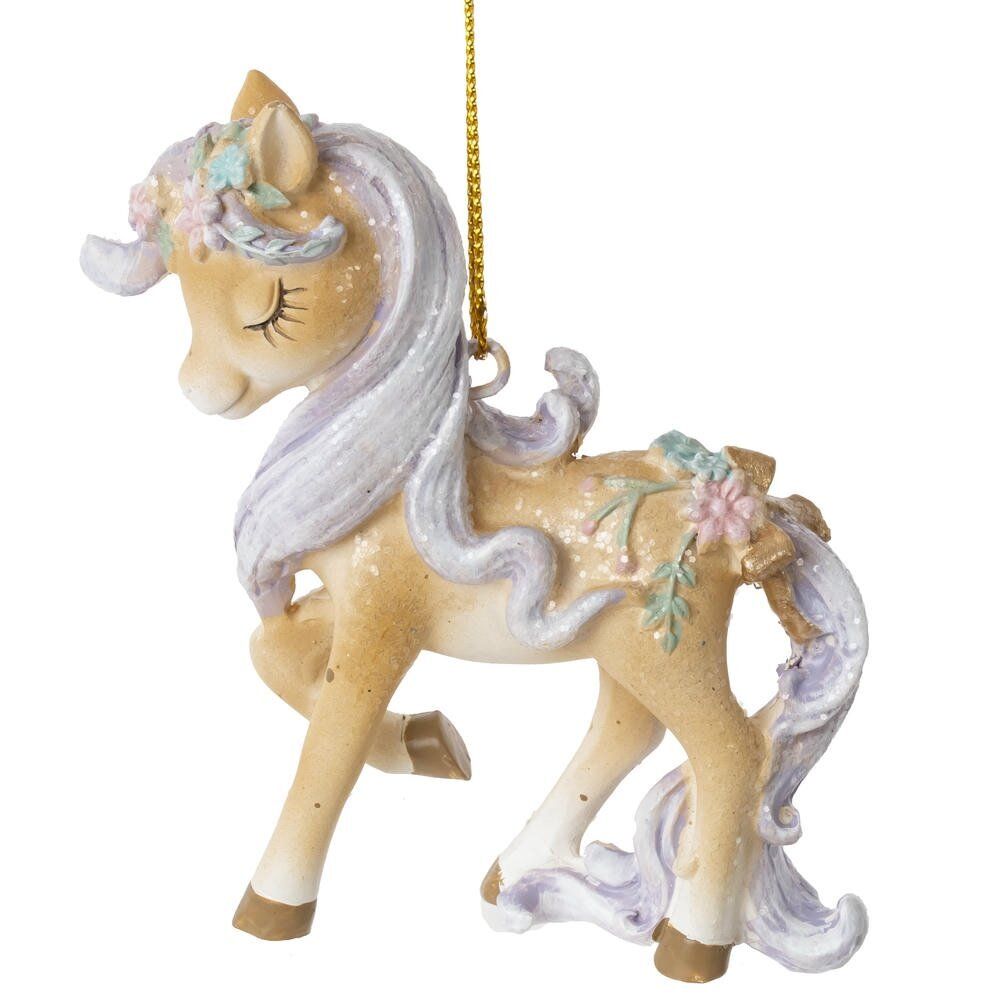 GAEM Фигурка декоративная подвесная "Лошадка", L7,5 W2 H8,5 см