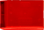 Ящик сплошной 170×105×75 мм, объем 1.34 л., арт.: 5001, красный, код: 10034