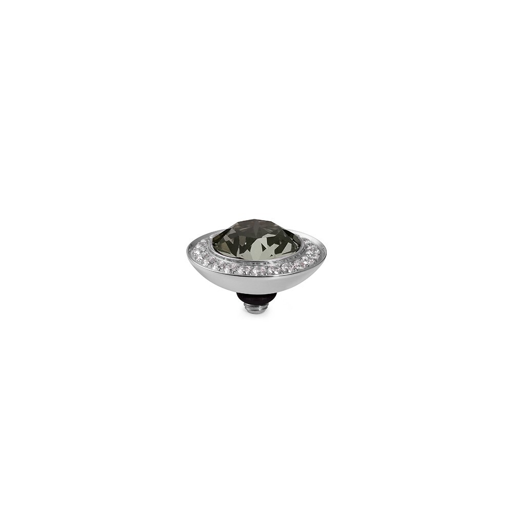Шарм Qudo Tondo Deluxe Black Diamond 647024 BW/S цвет серый, серебряный