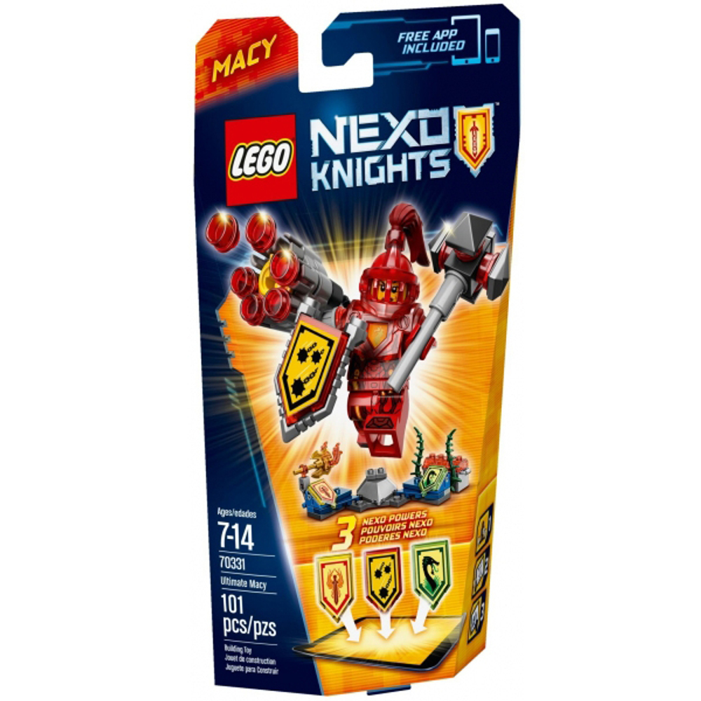 LEGO Nexo Knights: Мэйси – Абсолютная сила 70331 — Ultimate Macy — Лего Нексо Рыцари