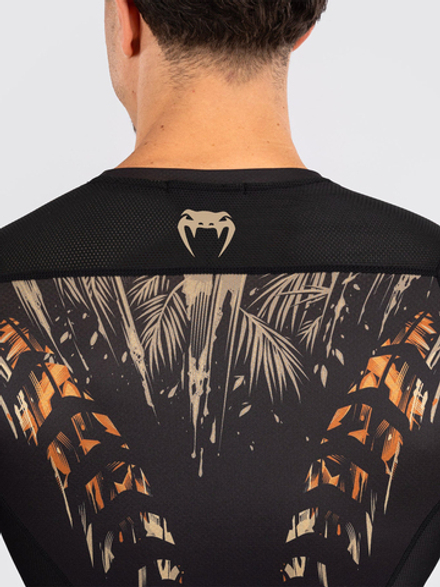 Рашгард Venum Tiger Black/Neo Orange L/S