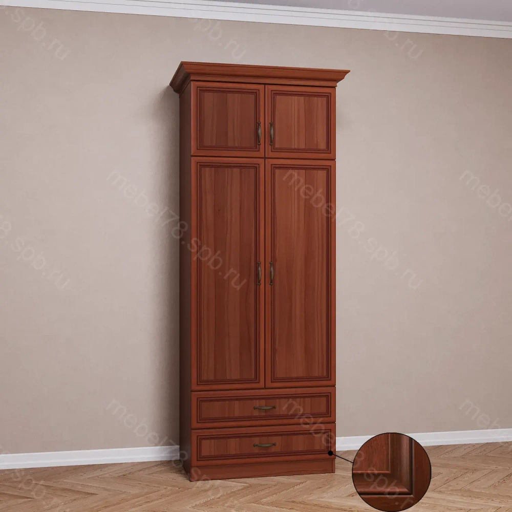 Шкаф распашной с антресолью 2/4