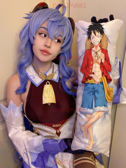 Мини дакимакура Монки Д. Луффи из Ван-Пис арт. M0445, 60х20 см