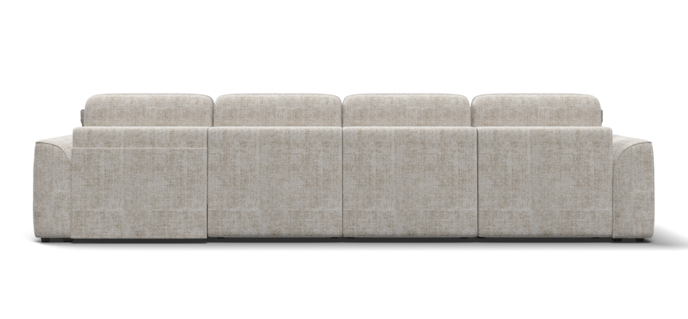 Угловой диван KING MODOOL MAX шенилл IQ кварц