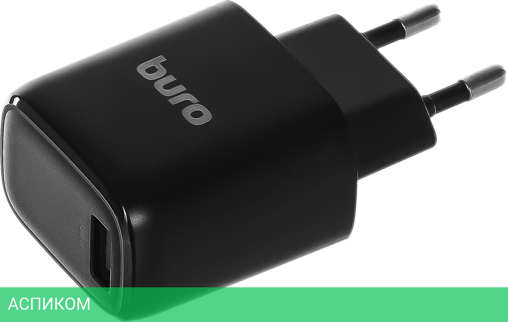 Сетевое зарядное устройство Buro BUWG1 черный (BUWG18P100BK)