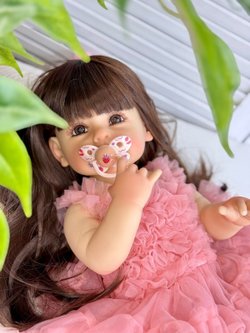 Кукла Реборн виниловая 55см в пакете (FA-568)