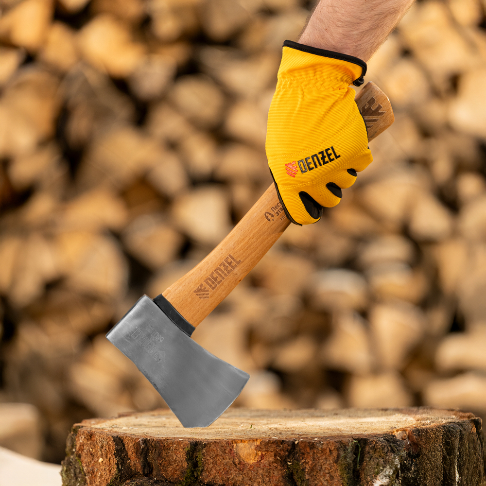 Топор кованый, 680 г, американский тип, буковая рукоятка, 360мм, EFP Denzel