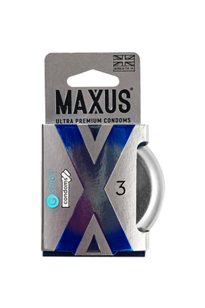 Презервативы Maxus G-sport в железном кейсе 3 шт