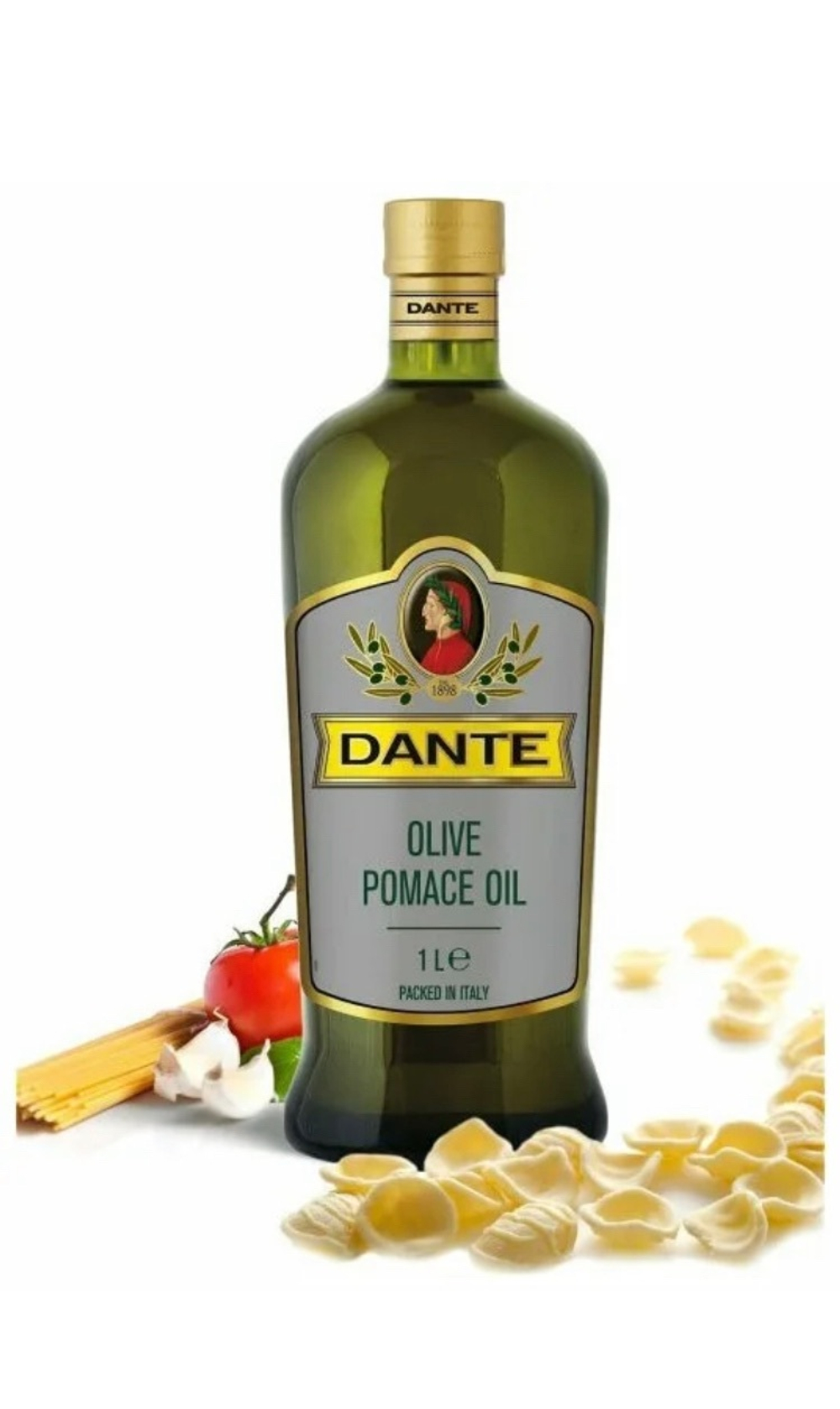 Оливковое масло DANTE di Sansa di Oliva (Pomace) 1 л рафинированное Италия