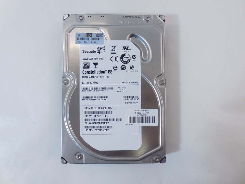 Серверный Жесткий диск 500Gb Seagate 7200 Constellation ES ST3500514NS SATA