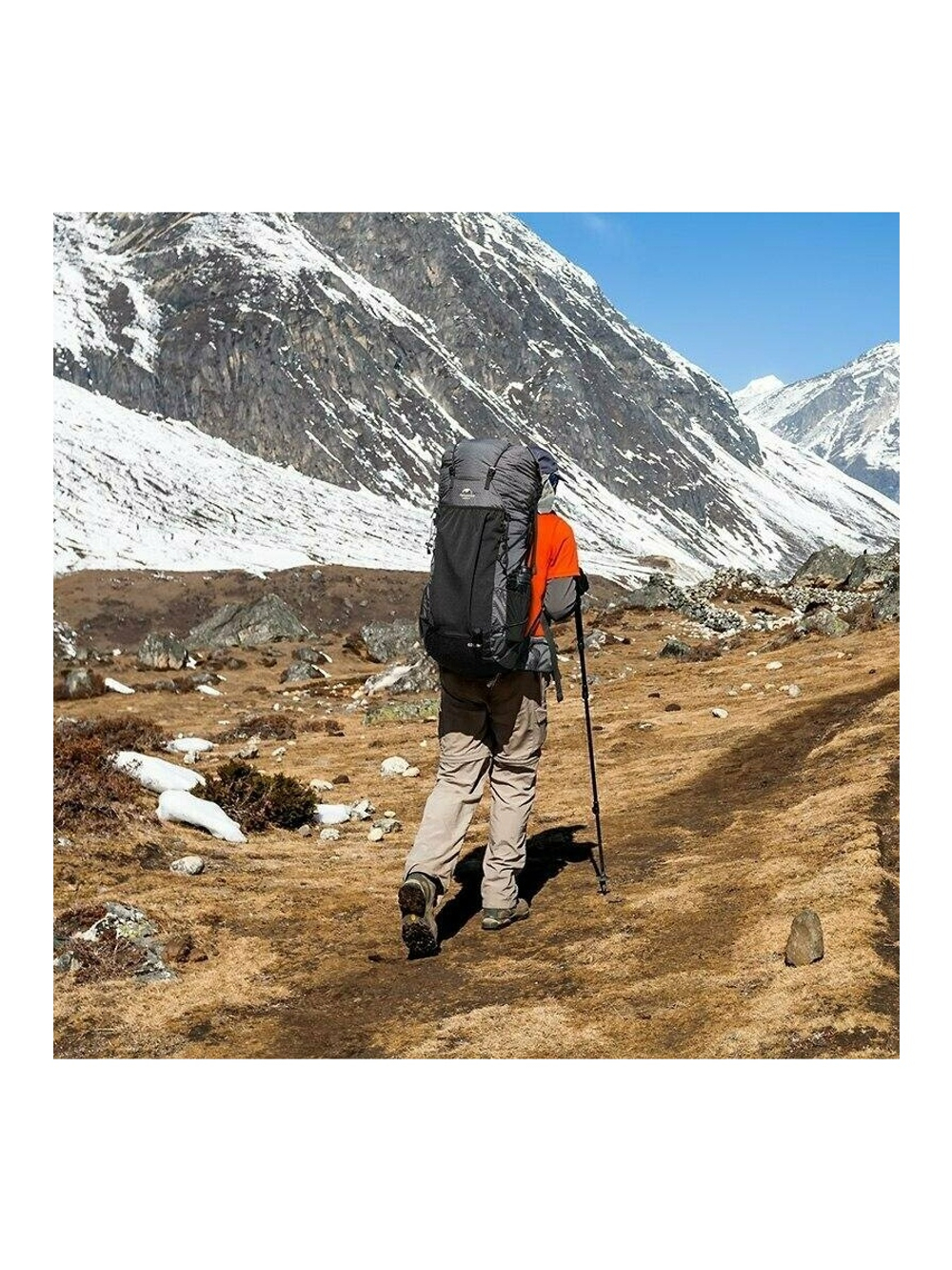 Рюкзак Naturehike NH20BB113 40-45 л походный  черный, 6927595765401